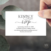 オンラインRSVP Webサイト,結婚式招待状 エンクロージャーカード