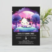 オンラエレガントイン牛誕生日 招待状 (スタンド正面)