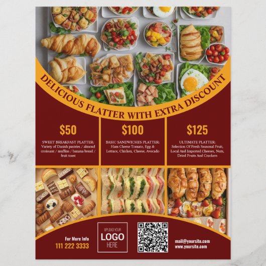 オンラカスタマイズイこの食べ物のメエレガントニュー&価格 (正面)