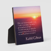 オンラブザ預言者バイカーリルギブラン フォトプラーク (正面)