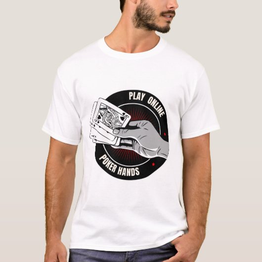 オンラ遊イントランプのポーカー手 Tシャツ (正面)