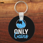 オンリーおもしろいグージムトレーニングボディビルウエイトリ キーホルダー (正面)