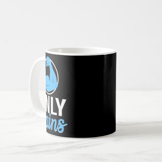 オンリーおもしろいグージムトレーニングボディビルウエイトリ コーヒーマグカップ (正面左)