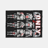 オンリーゲインボディビルトレーニングジム1 フリースブランケット (正面(横))