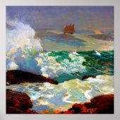 オンリーショアウィンズローホーマー1900 ポスター (正面)