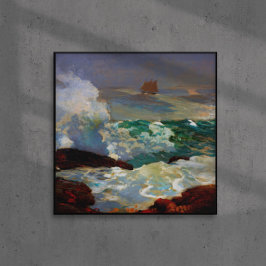 オンリーショアウィンズローホーマー1900 ポスター