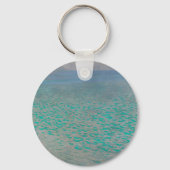 オンレイクタゼバイグスタフクリムト、ヴィンテージファインアート キーホルダー (裏面)