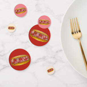 オンロブスターおめでとう転がメインサンドイッチ コンフェッティ