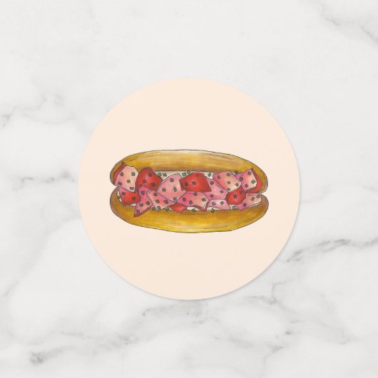 オンロブスターおめでとう転がメインサンドイッチ コンフェッティ (スモール正面)