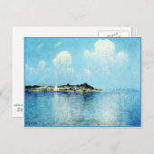 オンロングアイランドサウンドニアシェルターアイランド ポストカード (正面/裏面)
