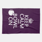 オン平静およびボールをすべての色保って下さい キッチンタオル (横)