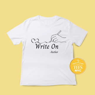 オン書作家長袖 Tシャツ