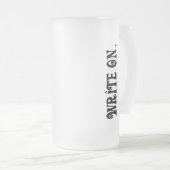 オン書(Ver 3) フロストグラスビールジョッキ (正面右)