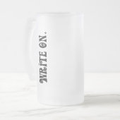 オン書(Ver 3) フロストグラスビールジョッキ (正面左)