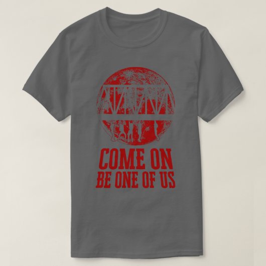オン来Be One Us引用文 Tシャツ (デザイン正面)