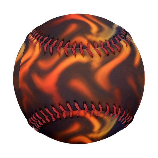 オン火 – 野球 – デザイン2 野球ボール (裏面)