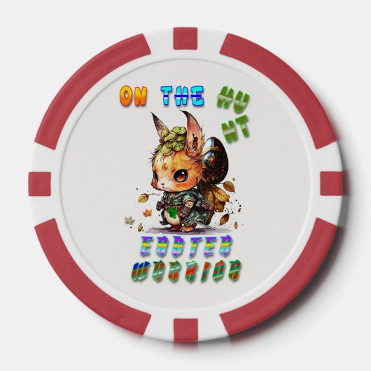 オン狩り復活祭の戦士 ポーカーチップ (正面)