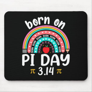 オン生まれパイ日誕生日ハッピーPi日先生 マウスパッド