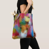オン色彩の鮮やか トートバッグ (クローズアップ)