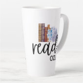 オン読（アジサイ付） カフェラテマグ (右アングル)