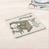 オン遊 スクエアペーパーコースター (アングル)