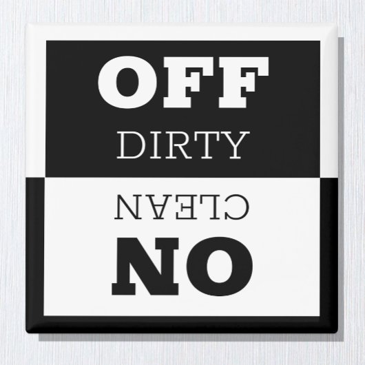 オン/オフ使用中のサインとクリーン/ダーティ食洗機 マグネット