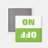 オン/オフ食洗機の使用中のサイン冷蔵庫用マグネット マグネット (正面/裏面)