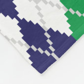 オン・ザ・グリーンアーガイルフリースブランケット フリースブランケット (角)