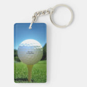 オン・ザ・ティー ゴルフ キーチェーン (裏面)