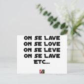 オン・セ・レーブ、オン・セ・レーブ、オン・セ・レーブ ポストカード (スタンド正面)