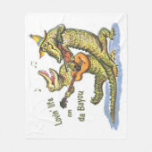 オン・ダ・バイ フリースブランケット (正面)