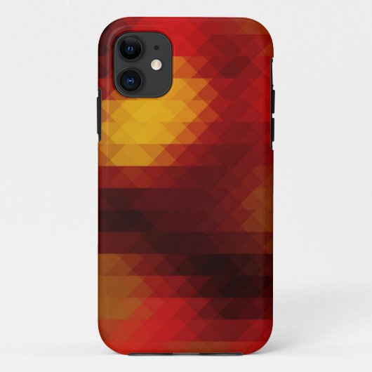 「オン・ファイア」三角形のモザイクiPhone 5/5Sケース Case-Mate iPhoneケース (裏面)