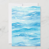 オーイそれは男の子ノアの箱舟クリスチャンの赤ちゃんシャワーだ 招待状 (裏面)