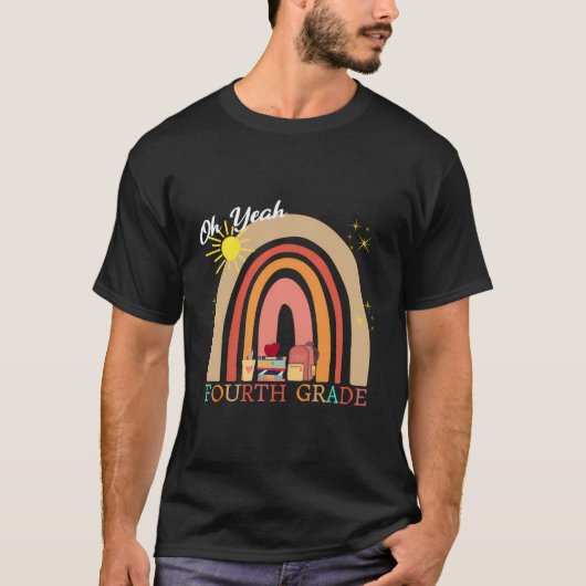 オーイェー4年生新学期教え Tシャツ (正面)