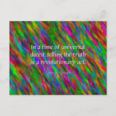 オーウェラン真実のはがき ポストカード (正面)