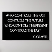 オーウェル引用文 ポスター (正面)