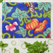 オーウェンジョーンズアンティークオリエンタル蝶 キッチンタオル (折り畳み)