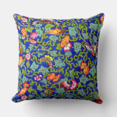 オーウェンジョーンズアンティークオリエンタル蝶 クッション (正面)