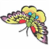 オーウェンジョーンズアンティークオリエンタル蝶 シール (正面)