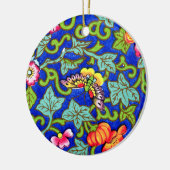 オーウェンジョーンズアンティークオリエンタル蝶 セラミックオーナメント (左)