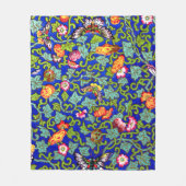 オーウェンジョーンズアンティークオリエンタル蝶 フリースブランケット (正面)