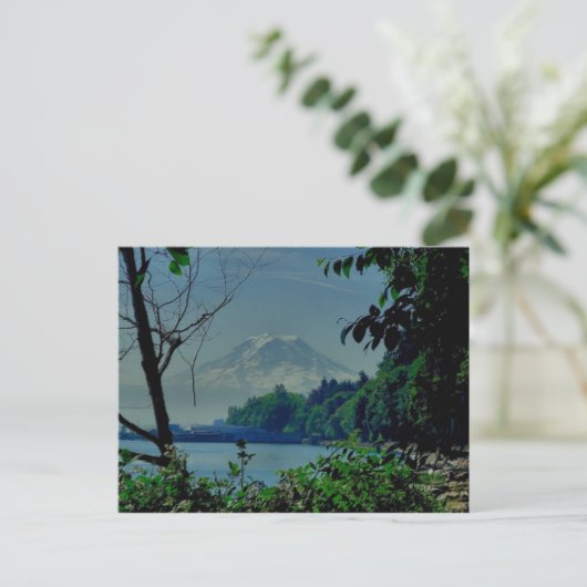 オーウェンビーチのレイニア山 ポストカード (スタンド正面)