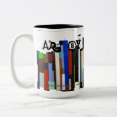 オーウェン著芸術 ツートーンマグカップ (左)