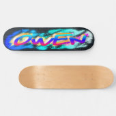 オーウェン カスタマイズ グラフィティ スケートボード (横)