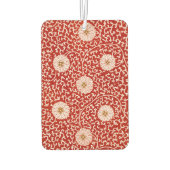 オーウェン・ジョーンズ 中国風 オーナメント 赤 白 花柄 カーエアーフレッシュナー (裏面)