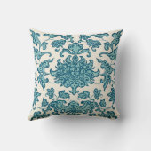 オーウェン・ジョーンズEx.の中国のオーナメント、ブルーグリーン クッション (裏面)