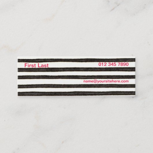 オーウェン スキニー名刺 (正面)