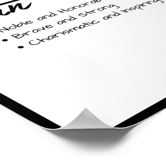 オーウェン、男のパーソナライズされた子の名前の定義 ポスター (角)