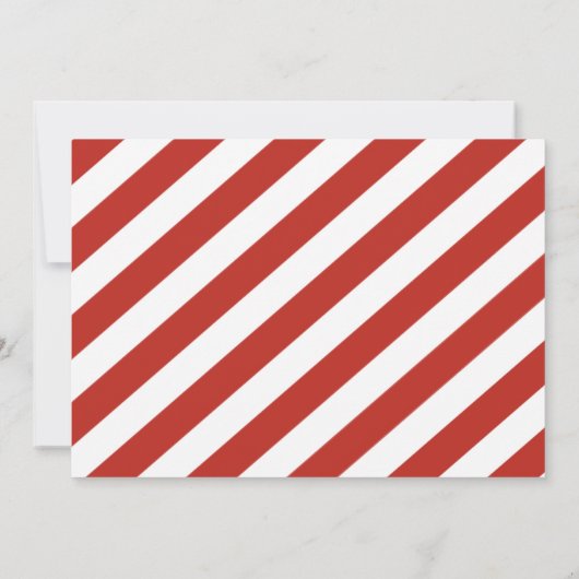 オーエーおもしろいサンタホリデーパーティー招待状 招待状 (裏面)