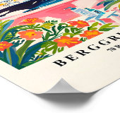 オーカインバスタブアートプリント、ピンクの熱帯プリント、彼 ポスター (角)